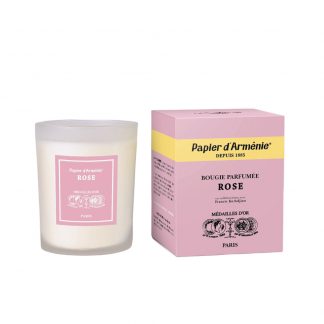 bougie rose papier d armenie
