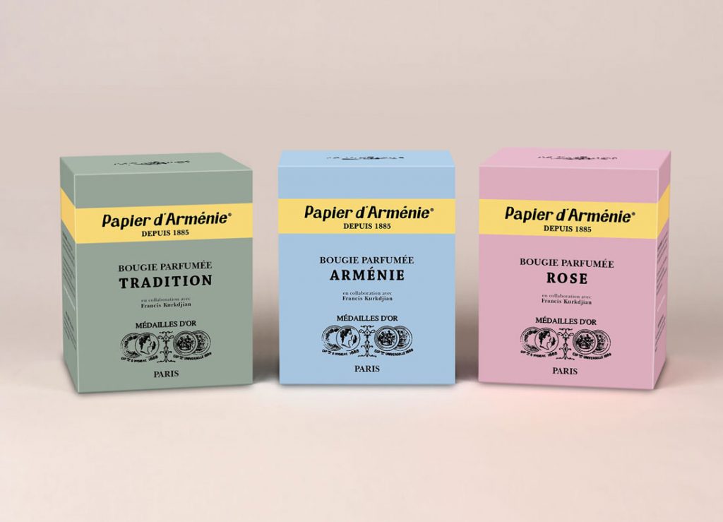 3 bougies papier armenie 2026